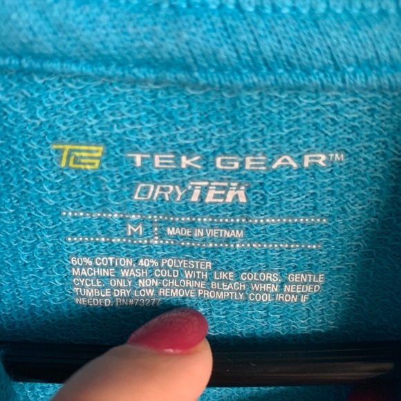 Light Athletic Hoodie - Blue - Picture 2 of 3